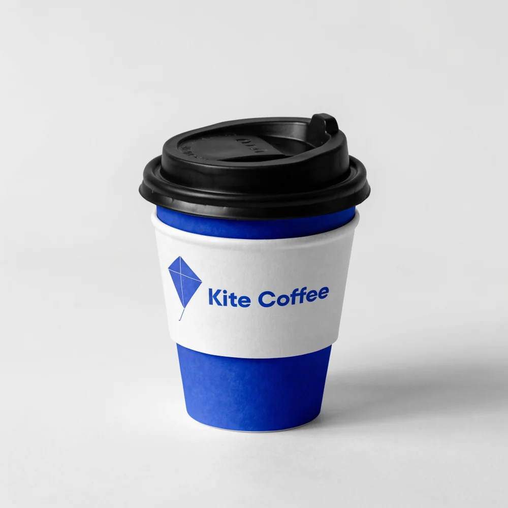 12 oz Custom Recyclable Double Wall Paper Cups with Lids