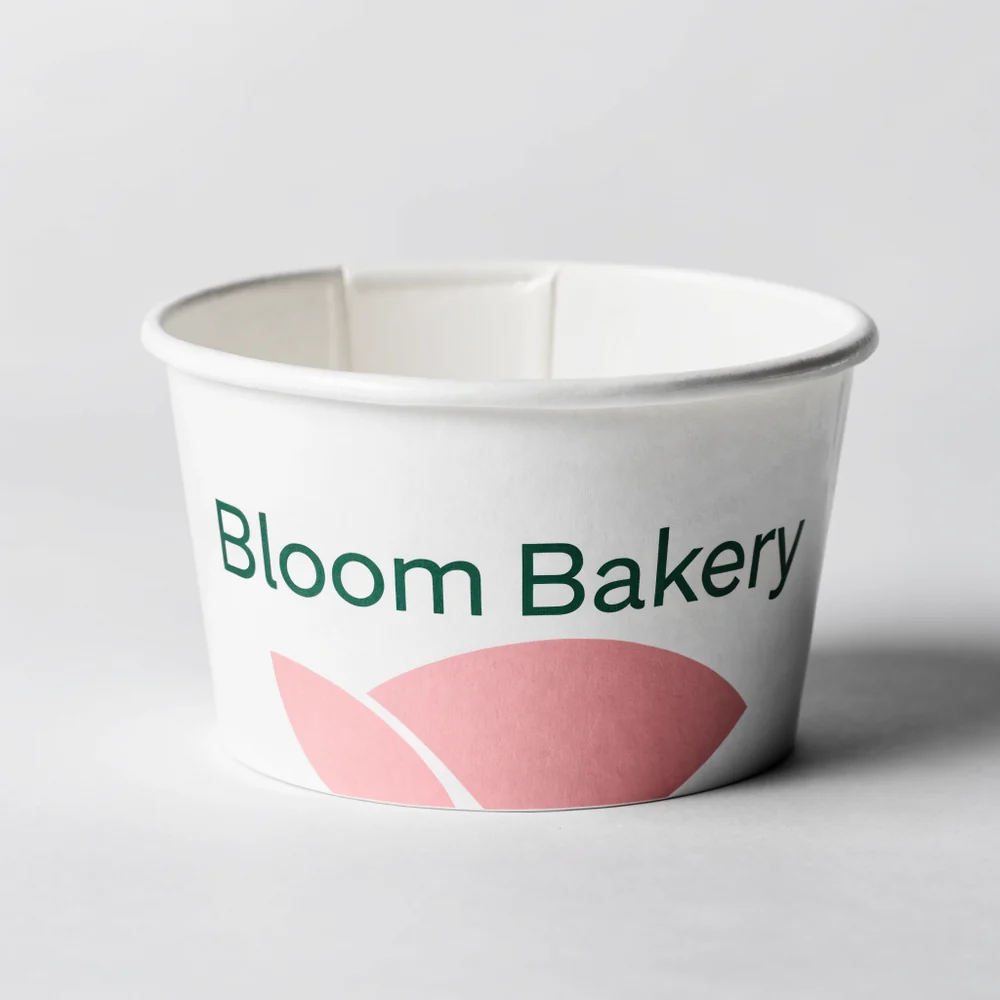 12 oz Custom Recyclable Ice Cream & Yogurt Cups