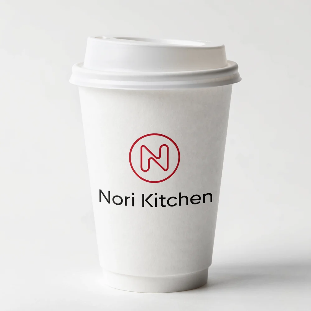 12 oz Custom Recyclable Paper Cups with Lids