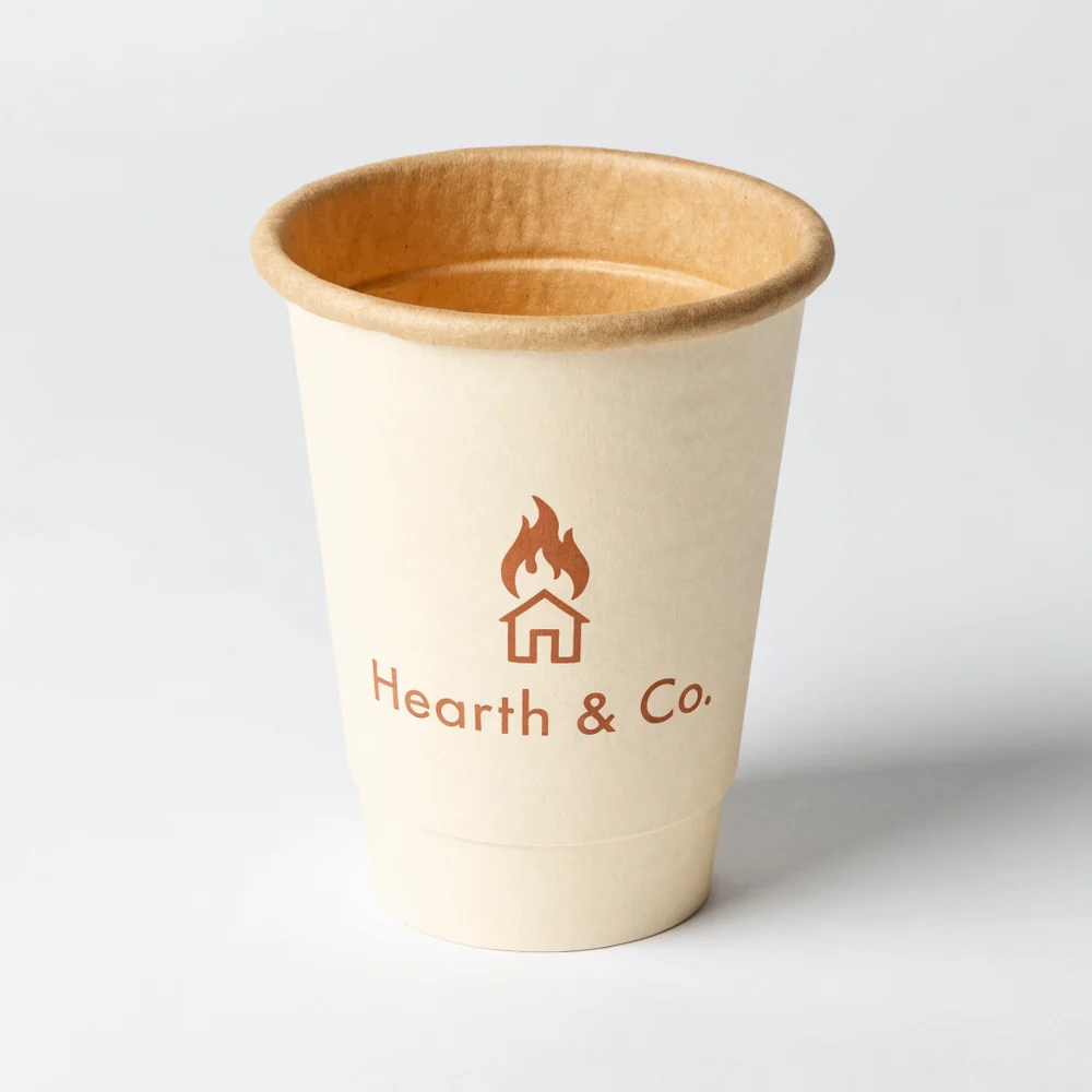 16 oz Custom Compostable Double Wall Paper Cups
