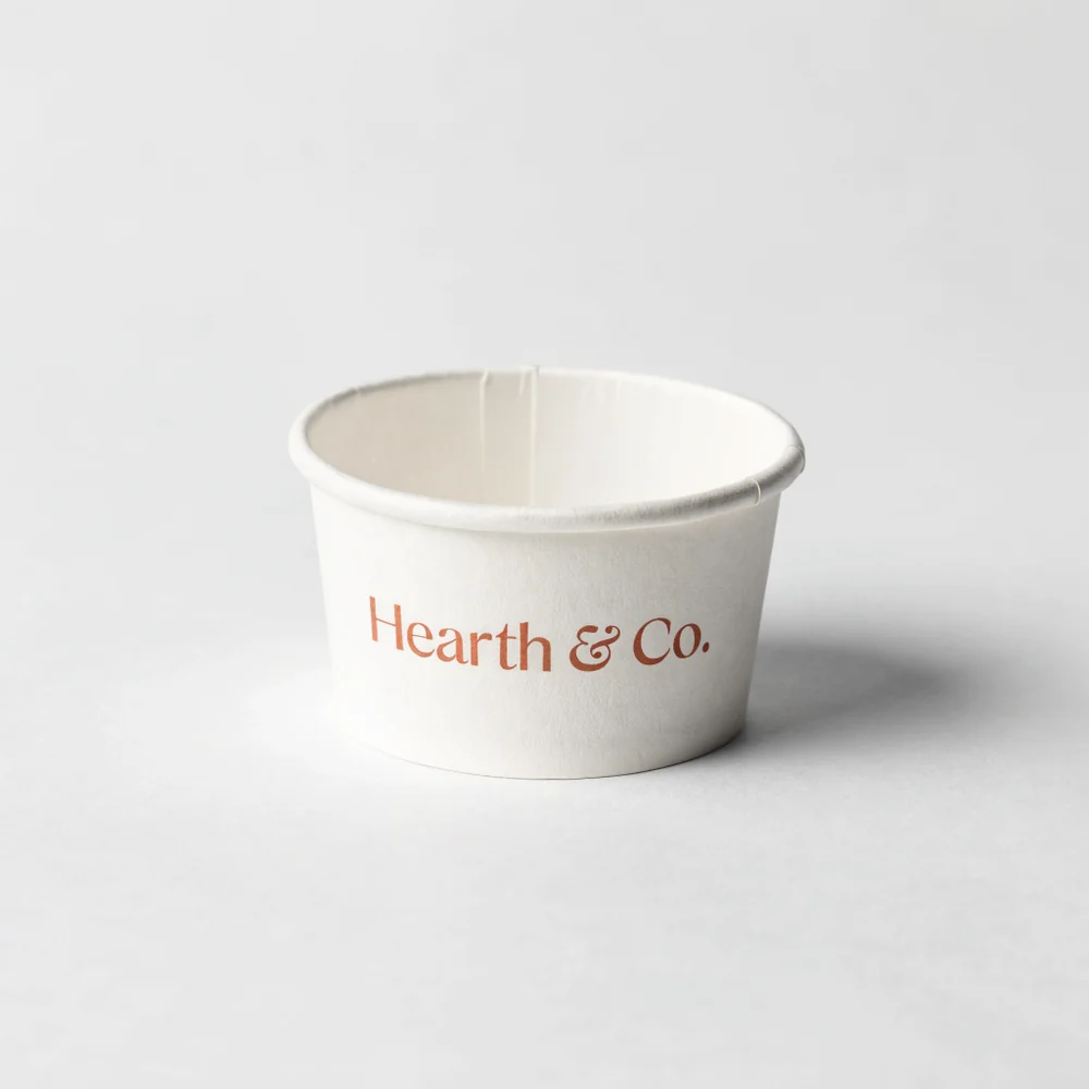 3 oz Custom Recyclable Ice Cream & Yogurt Cups