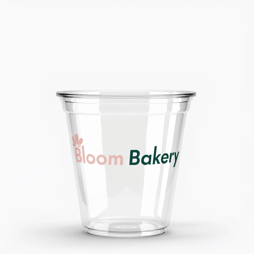 8 oz Custom Recyclable Plastic Cups