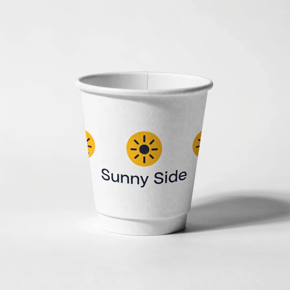 8 oz Custom Recyclable Double Wall Paper Cups