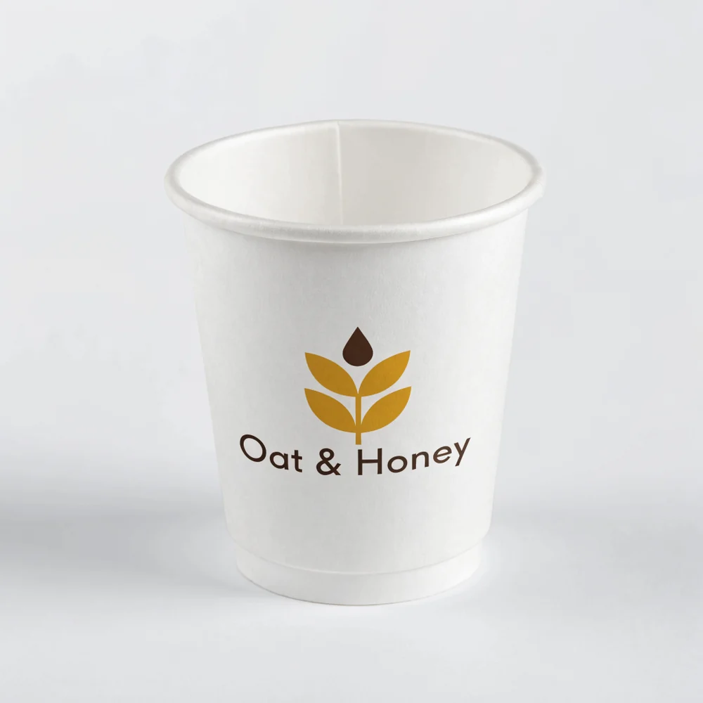 8 oz Custom Recyclable Paper Cups