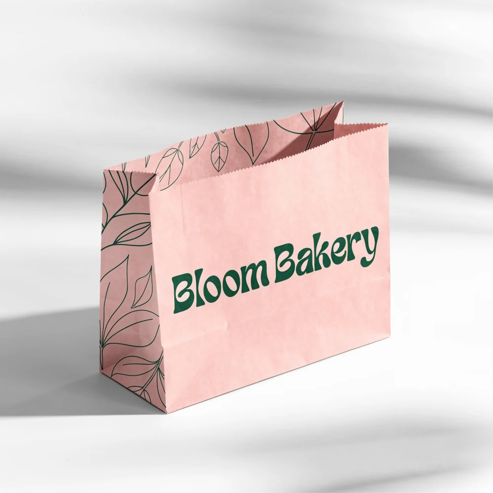 Custom 4-Side Printing Grocery Bags