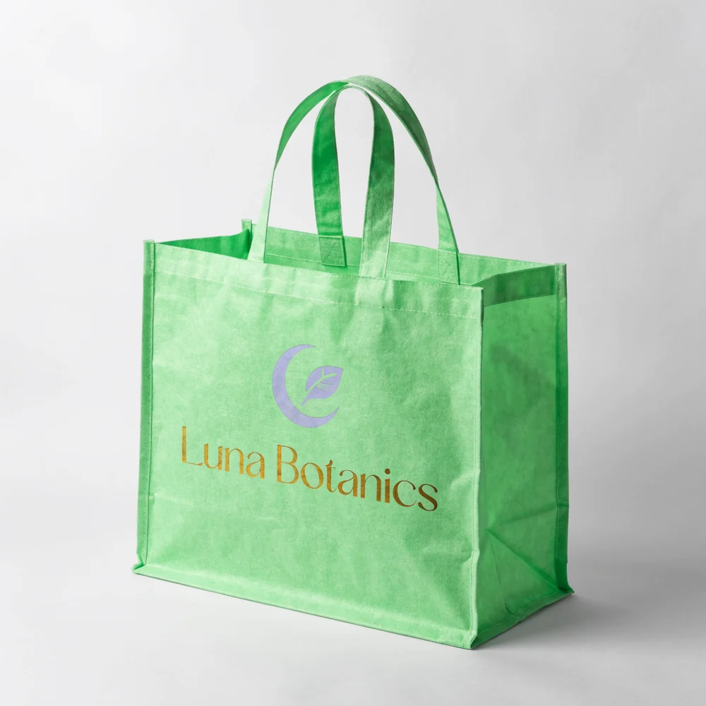 Custom Colored Tyvek Shopping Tote Bags