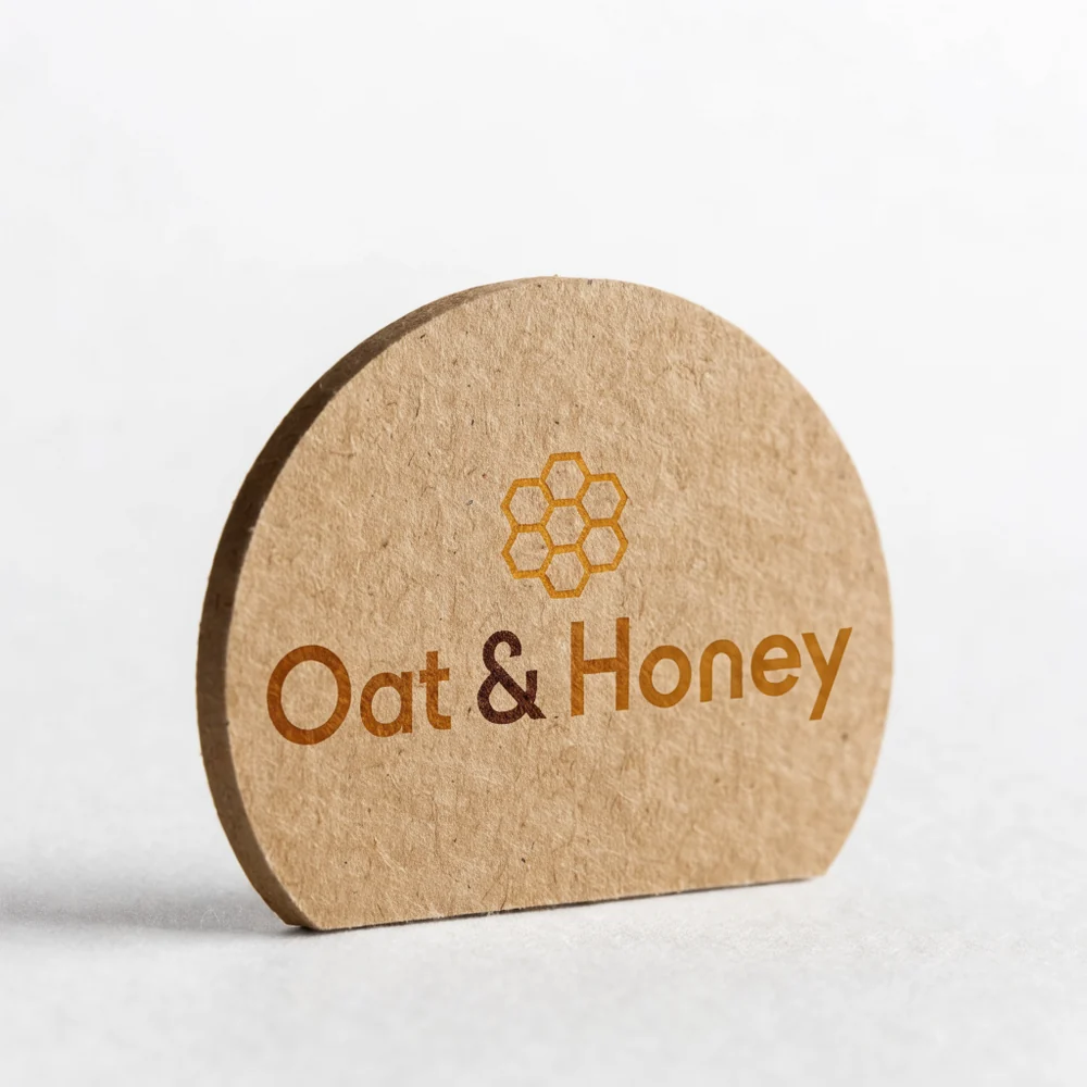 Custom Die Cut Business Card