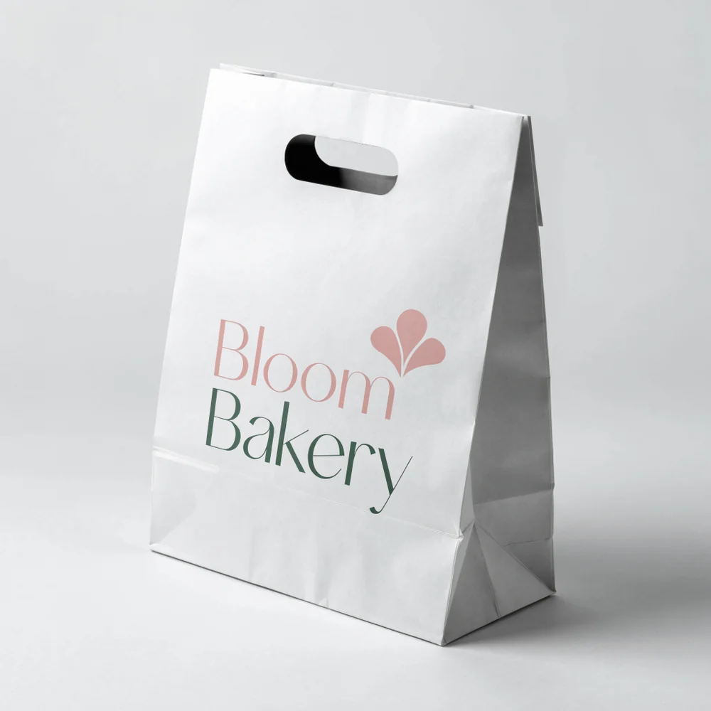 Custom Die Cut Handle Gift Bags