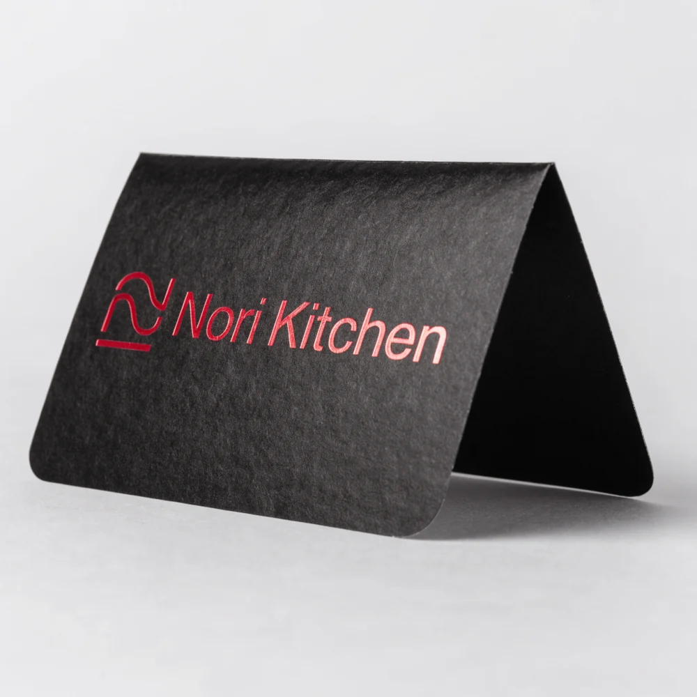 Custom Foil Stamp Thank You Card