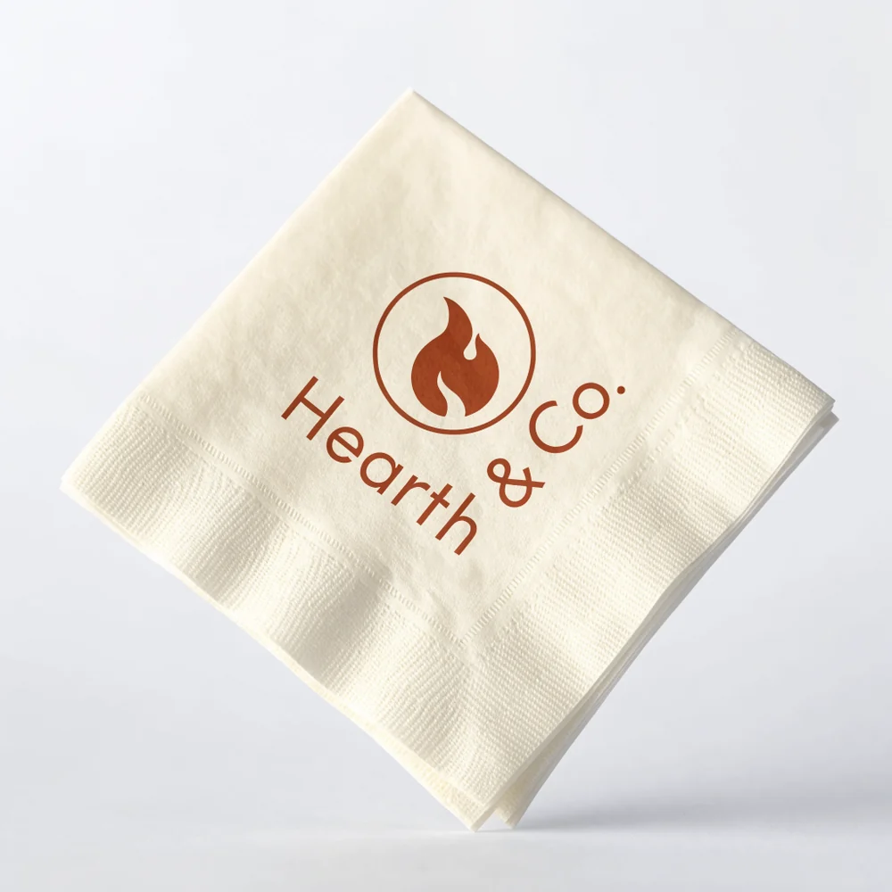 Custom Napkins for Coffee Shop