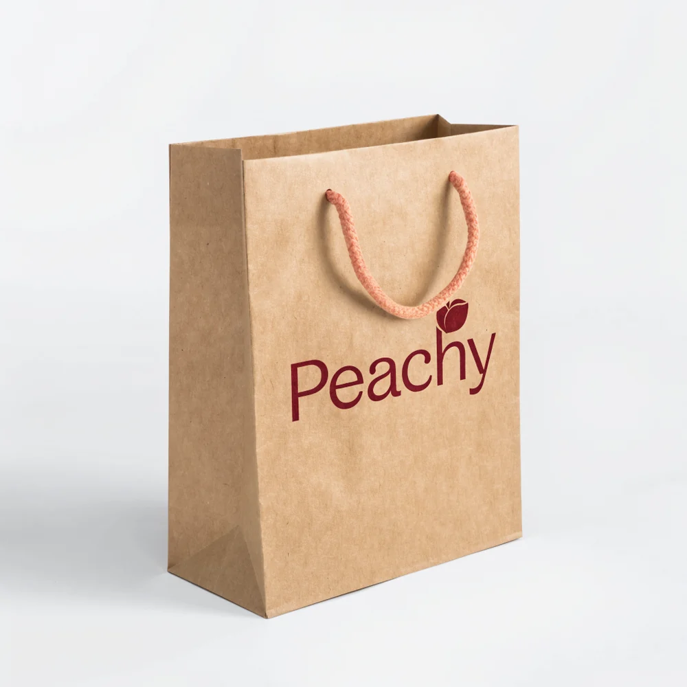 Custom Natural Kraft Gift Bags