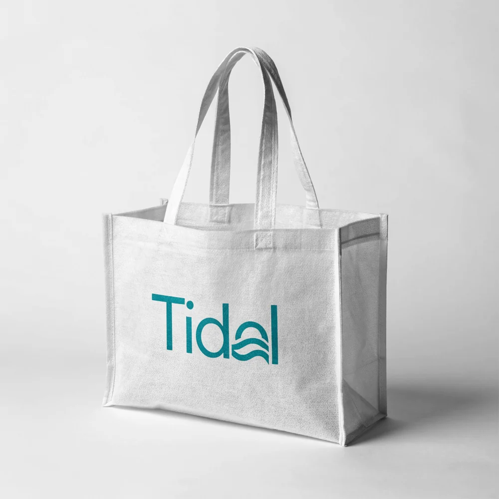 Custom Non Woven Tote Bags with Bottom Gusset