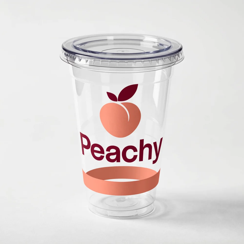Custom Recyclable Plastic Coffee Cups