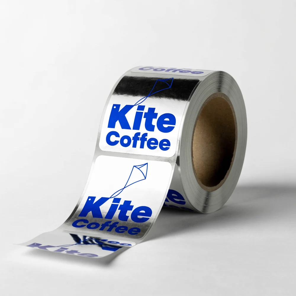 Silver Metallic Roll Labels