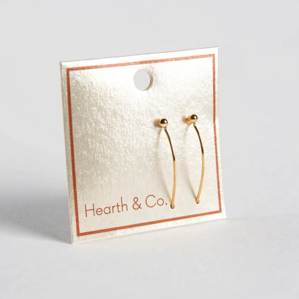 Custom Standard Earring Display Tags, product shot