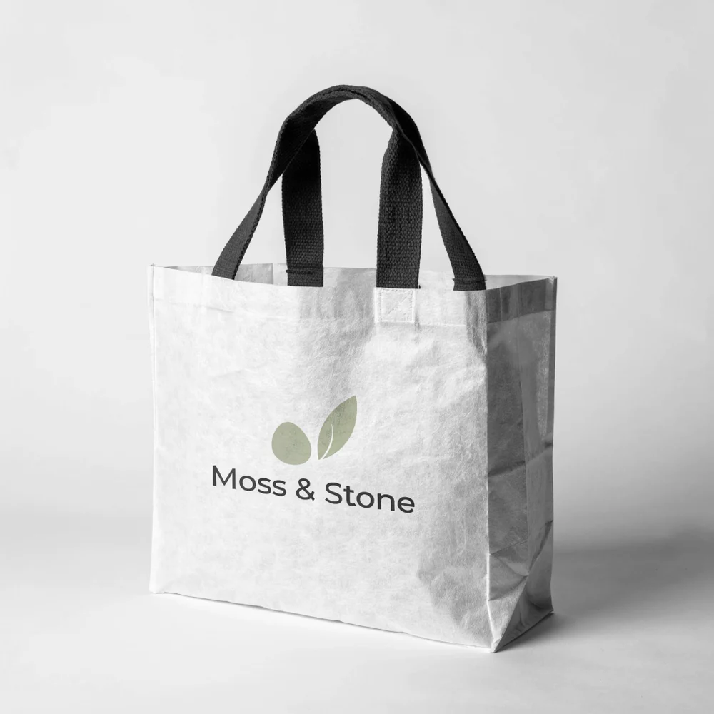 Custom Tyvek Shopping Tote Bags, product shot