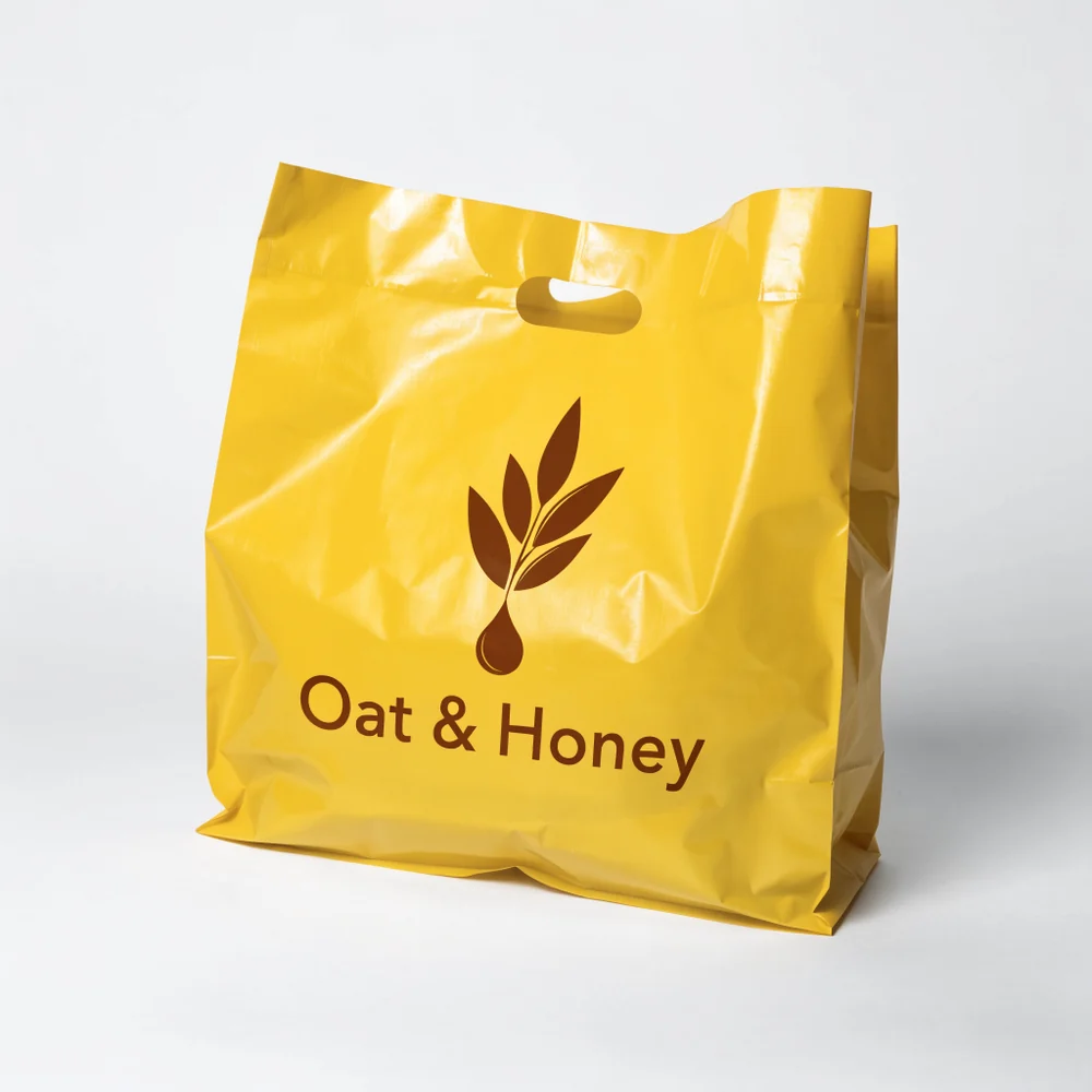 Die Cut Handle Plastic Bags