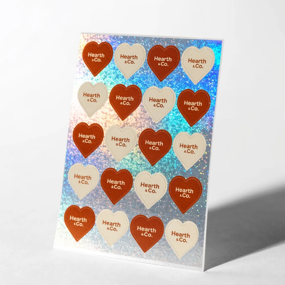 Holographic Star Sticker Sheets
