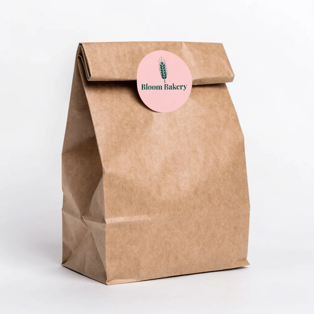 Kraft Grease Resistant Bags, product shot