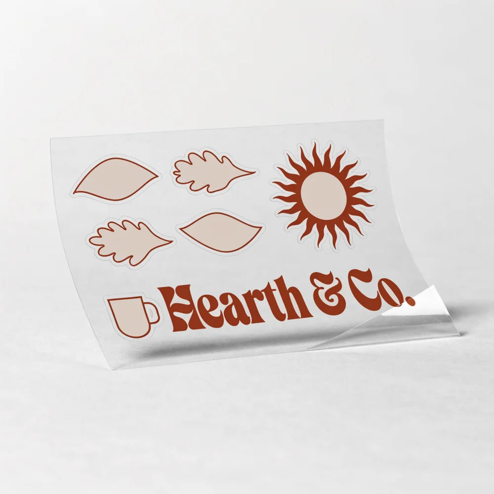 Transfer Sticker Sheets, product shot